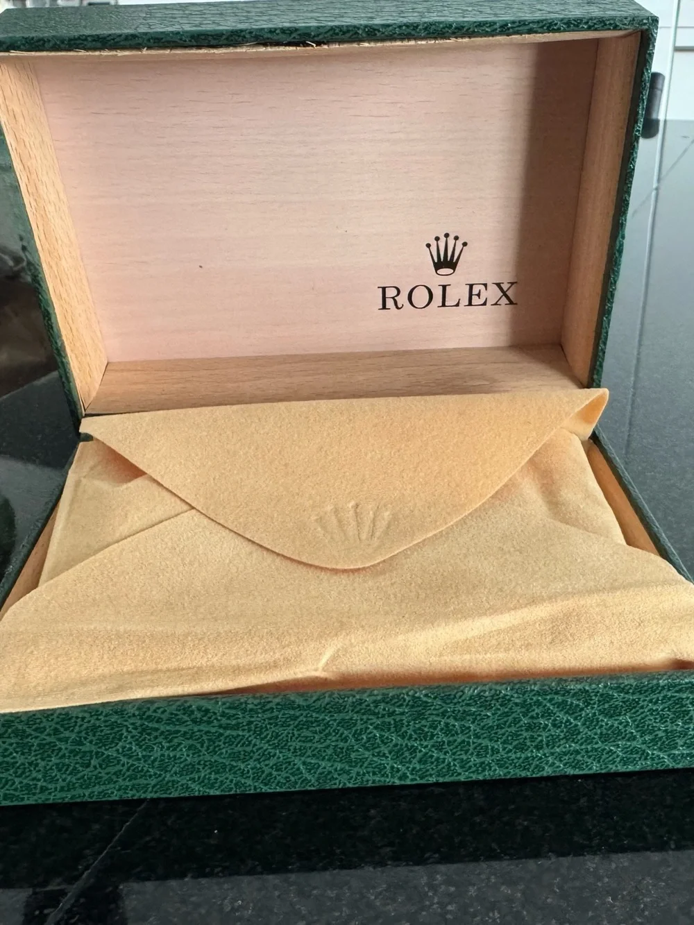 Rolex Vintage Green Watch Box 1980s/1990s Excellent Condition